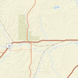 Old Highway 50, Cottonwood Falls, KS Street Map