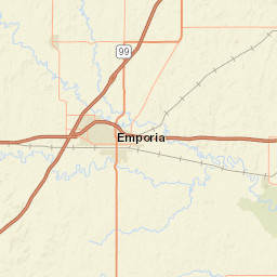 1945-2099 Burlingame Road, Emporia, KS Street Map