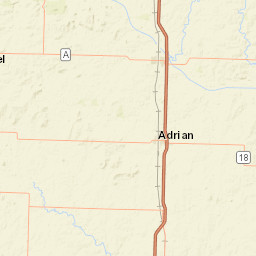 Missouri 18, Adrian, MO 64720, America Street Map