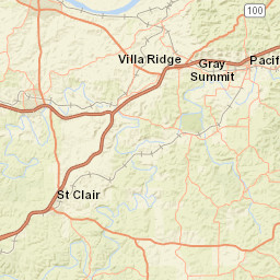 1000-1098 Duncan Heights Washington MO Street Map