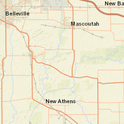 1856-2274 Illinois 160, New Baden, IL Street Map