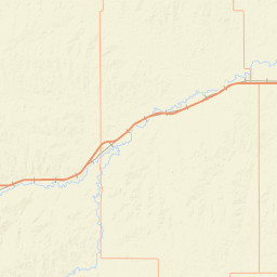 KS-156 Hanston Kansas Street Map