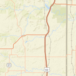 256 W 10th St Pleasanton Kansas Street Map