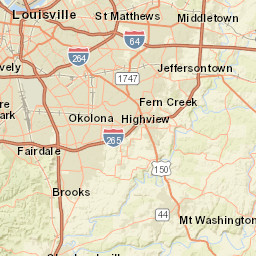 6776 Vieux Carre Dr Louisville Kentucky Street Map