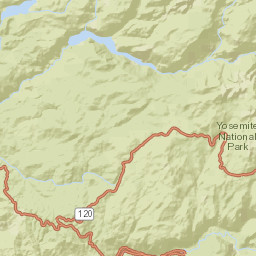 9033-9035 Happy Isle Loop Road, Yosemite National Park Street Map