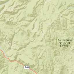 Mineral County CO America Street Map