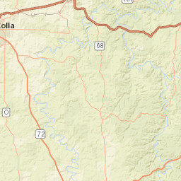 1860-1898 Coventry Ln Rolla MO Street Map