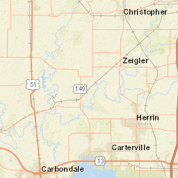 4556-4798 Country Club Road, Murphysboro Street Map