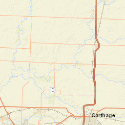 28298 Base Line Boulevard, Asbury, MO Street Map
