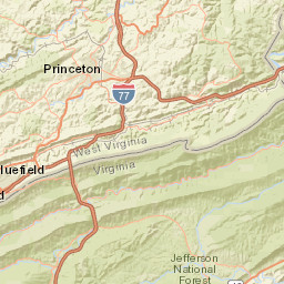 West Virginia 20, Princeton, WV 24740 Street Map