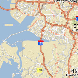 Incheon, South Korea Street Map
