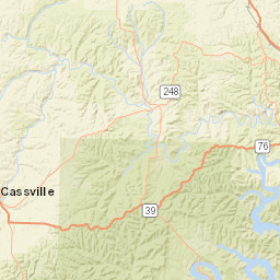 Missouri 39, Mark Twain National Forest Street Map