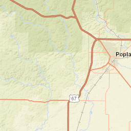 101-199 Light Plant Drive Poplar Bluff MO Street Map