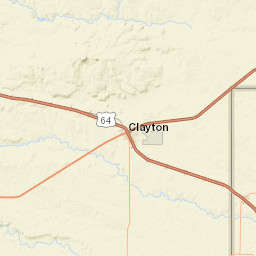 Highway 402, Kiowa National Grassland, Clayton Street Map
