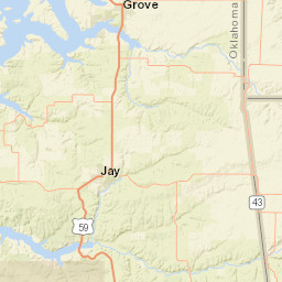 64898-64998 E 330 Rd Jay OK Street Map