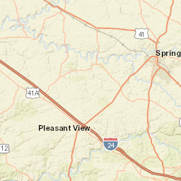 940 Shady Grove Rd Clarksville TN Street Map