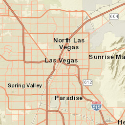Town Square W Las Vegas NV 89119 Street Map