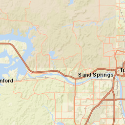 Tulsa Oklahoma Street Map