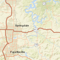 University of Arkansas North Ozark Avenue Fayetteville AR Street Map