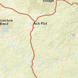 1040-1090 Arkansas 289, Ash Flat, AR Street Map