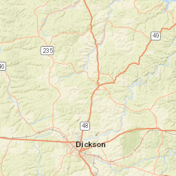 3452-3598 Yellow Creek Road, Dickson, TN Street Map