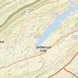 Lakeview Dr, Bean Station, TN 37708 Street Map