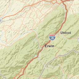 101 North Main Avenue, Cherokee National Forest Street Map