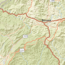 805-811 Rivers Street, Appalachian State University Street Map