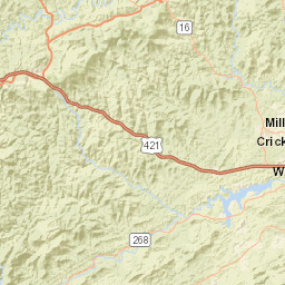 9234-9964 North Carolina 16, Millers Creek Street Map