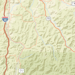 Ozark National Forest 101-163 U.S. 71 Winslow AR  Street Map