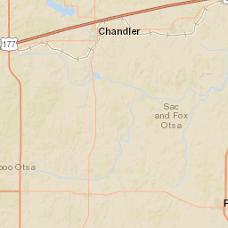 100-198 West 7th Street, Chandler, OK Street Map