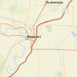 U.S. 67, Newport, AR 72112, America Street Map