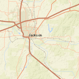 Interstate 40, Jackson, TN 38305 Street Map