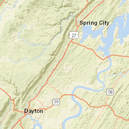 170-250 Howell Drive, Spring City, TN Street Map