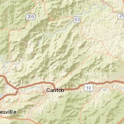 Great Smoky Mountain Expressway, Waynesville Street Map