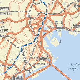 Tokyo, Japan Street Map
