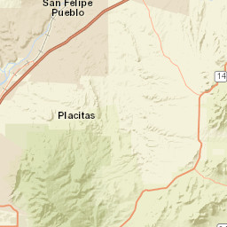 Cibola National Forest 11 New Mexico 536 Sandia Park Street Map