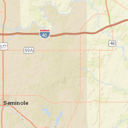278 OK-99 Seminole Oklahoma Street Map