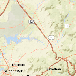 5788-5836 Winchester Highway, Hillsboro, TN Street Map