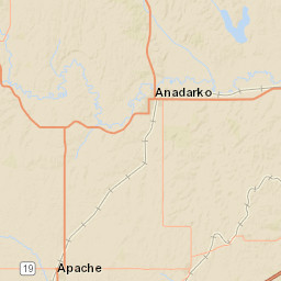 W Main Anadarko OK 73005 Street Map