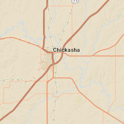 Chickasha OklahomaShannon Springs Park Street Map