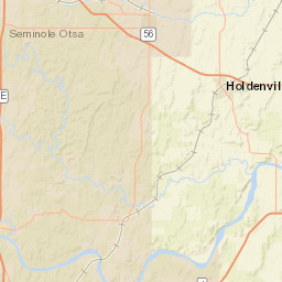 200 E Cedar St Wewoka Oklahom Street Map