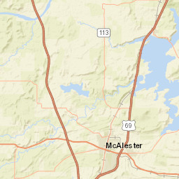 Haywood Rd McAlester OK 74501 Street Map