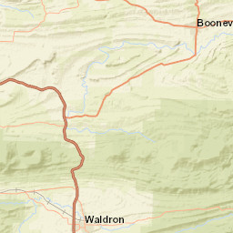 440-530 US-71 BUS Waldron AR Street Map