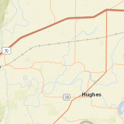 Interstate 40, Heth, AR 72346, USA Street Map