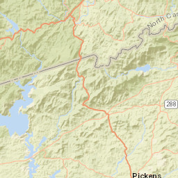 North Carolina 281, Nantahala National Forest Street Map
