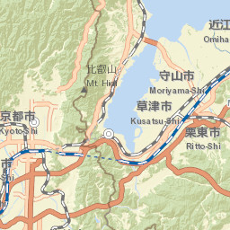 Kyoto, Japan Street Map