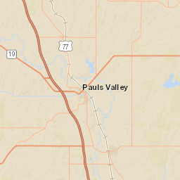 E1550 Rd Pauls Valley Oklahoma Street Map