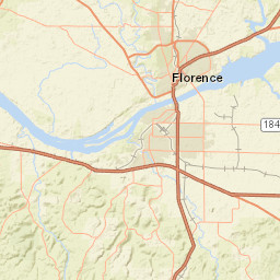 University of North Alabama Aderholt Way Florence AL Street Map