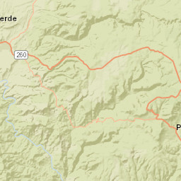 8094-8324 Fossil Creek Road, Tonto National Forest, Strawberr Street Map